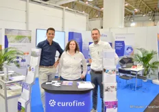 Sjors Beijer, Laura Kuijpers and Frank Hoeberichts with Eurofins